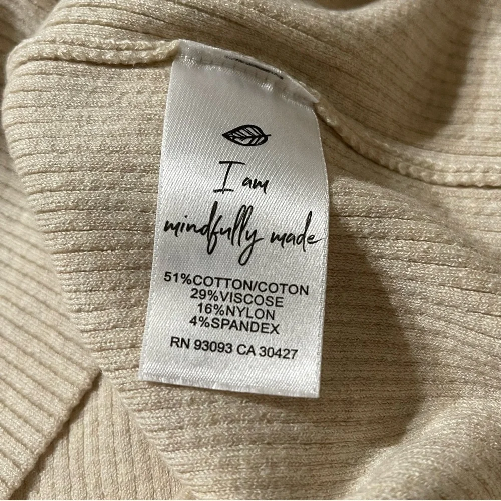 NWT NIC+ZOE Rib Tank‎ Top in Sandshell_8